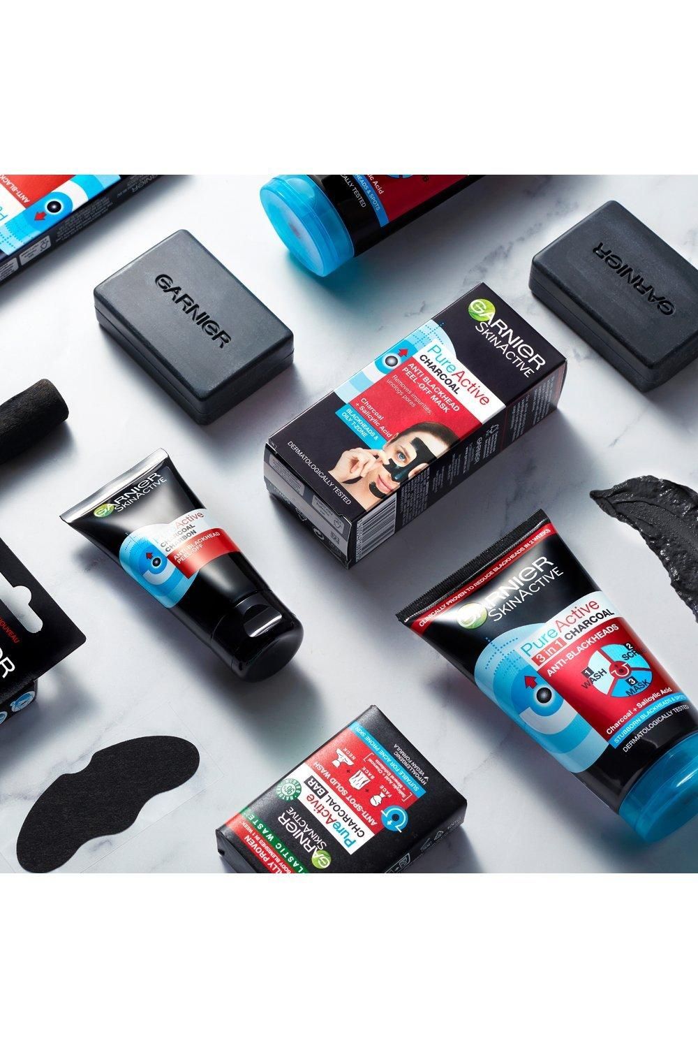 Garnier Pure Active Intensive Anti Blackhead Charcoal Nose Strips Multi image 5