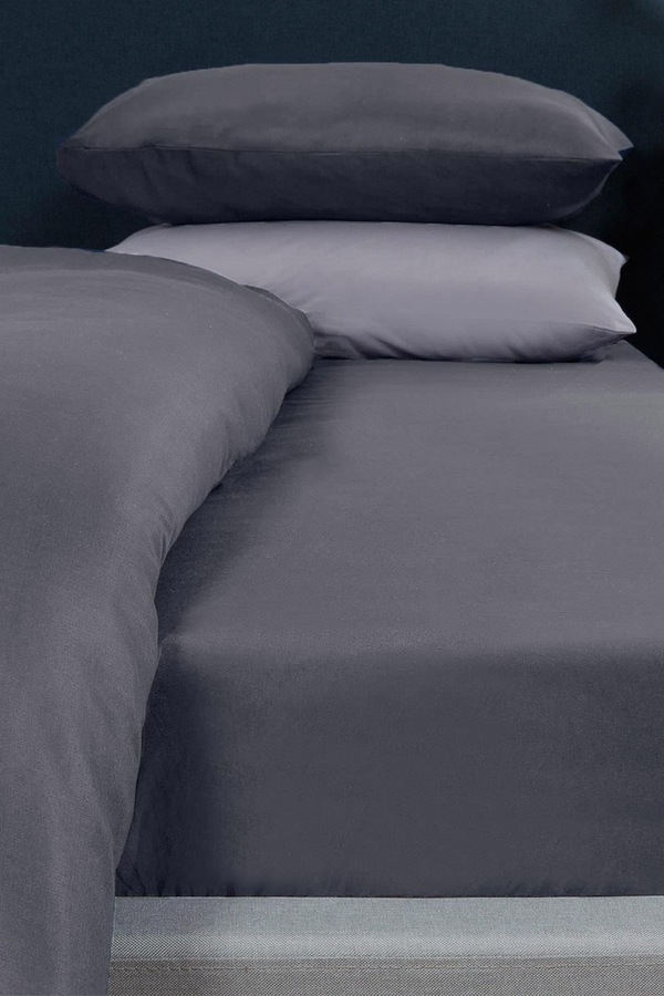 OHS Plain Dyed Non-Iron Fitted Bed Sheet