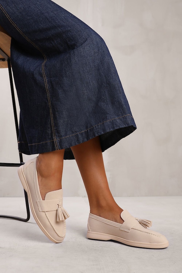 Where's That From 'Azalea' Slip On Loafer With Tassel Detailing