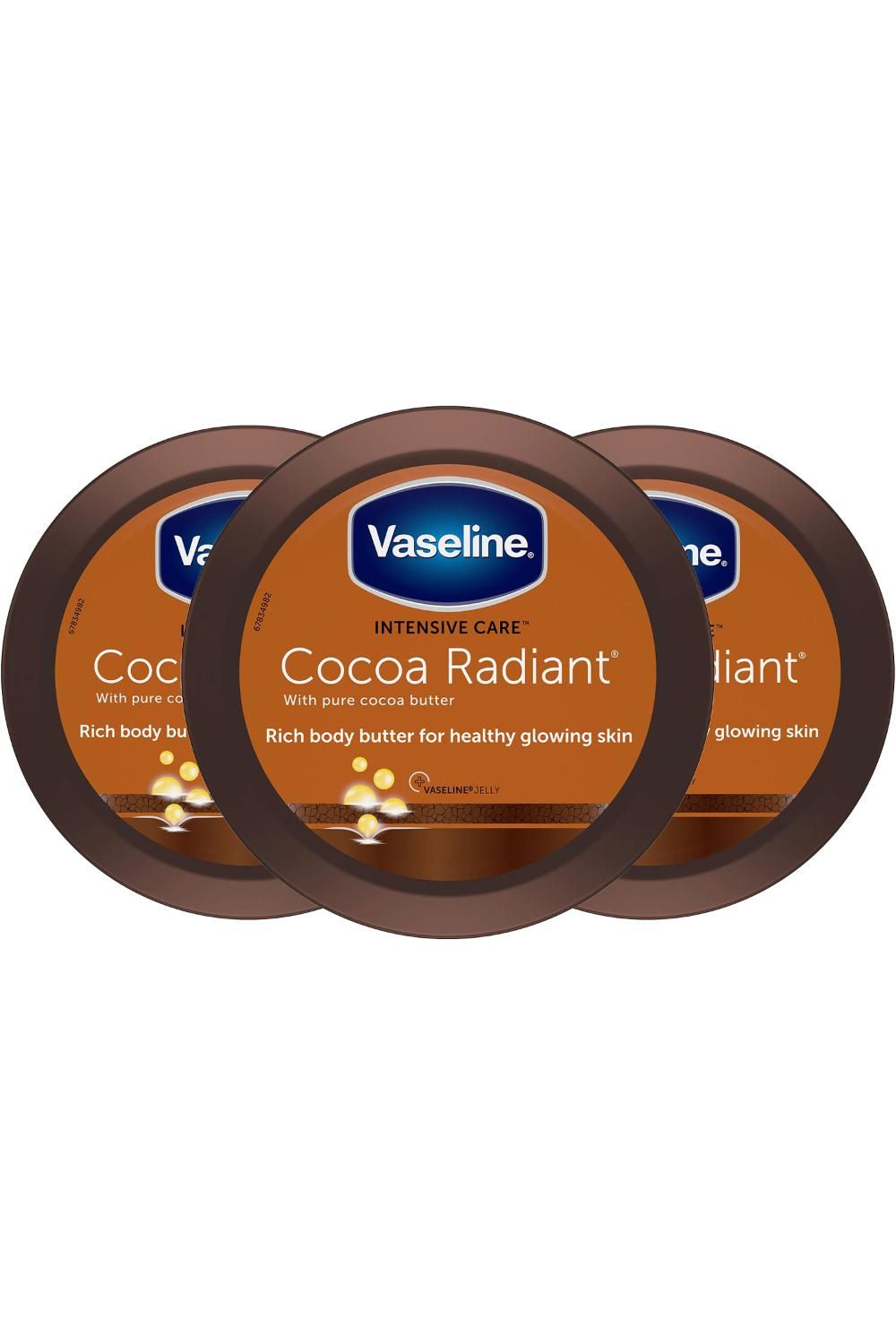 Vaseline 'Jelly' Intensive Care Cocoa Radiant 250ml, 3pk image 1