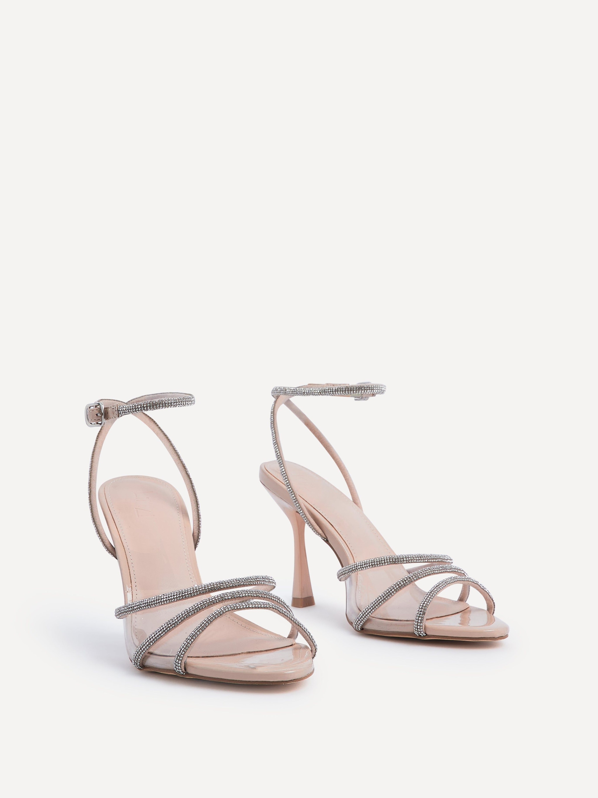 Linzi Cosmic Nude Patent Open Toe Pointed Heel image 3