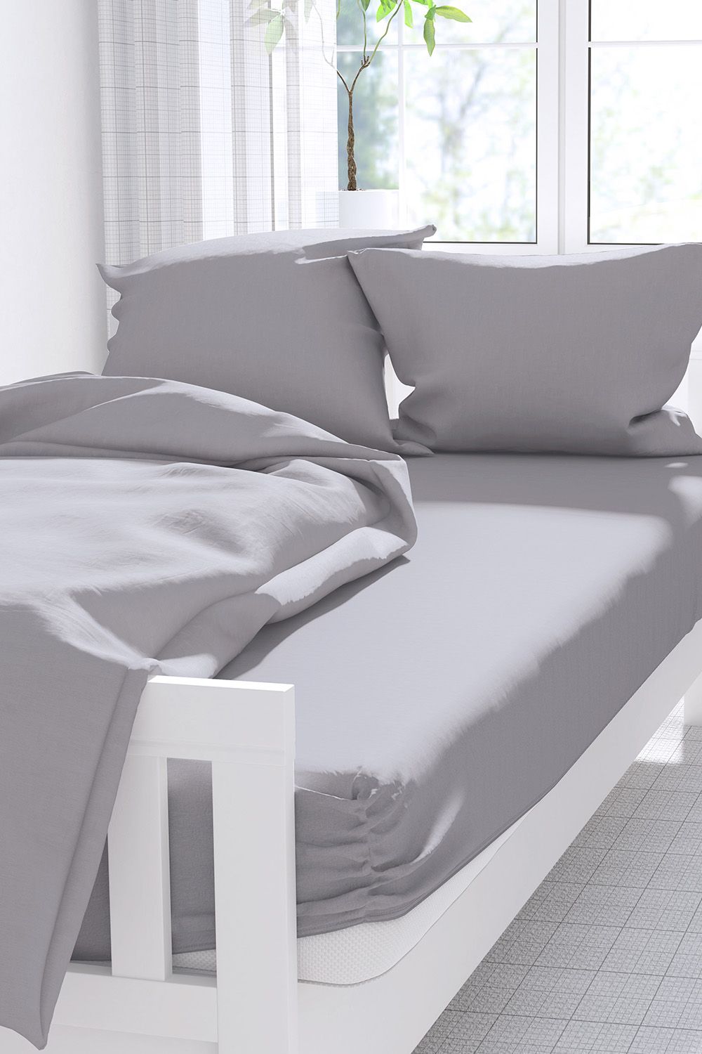 Belledorm Premium Blend 500 Thread Count 30cm Fitted Sheet image 2