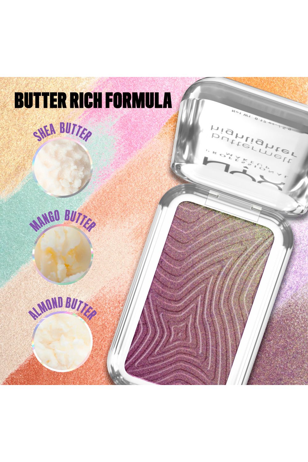 NYX Professional Makeup Buttermelt Highlighter 5g Butta In Black image 6