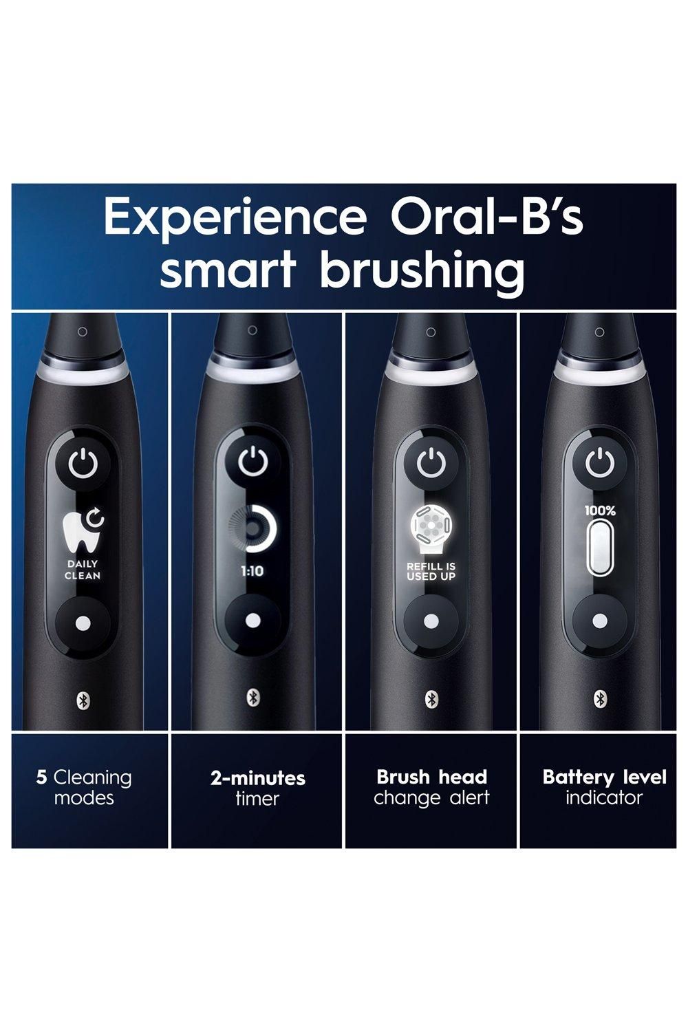 Oral B iO - 6 - Black Lava Electric Toothbrush Black image 6