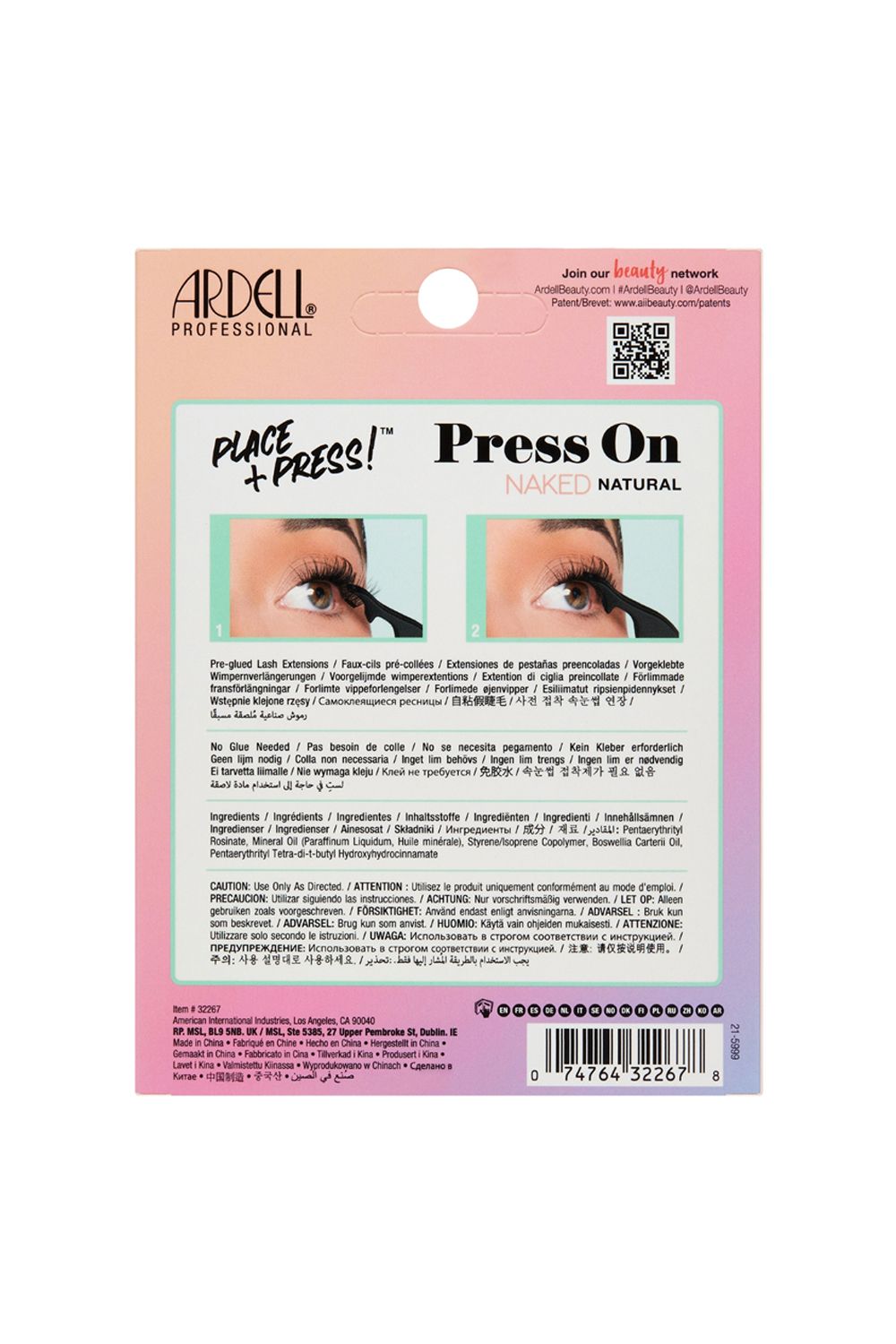 Ardell Naked 30 Pre-Glued Press On Underlash Extensions - Natural Black image 4