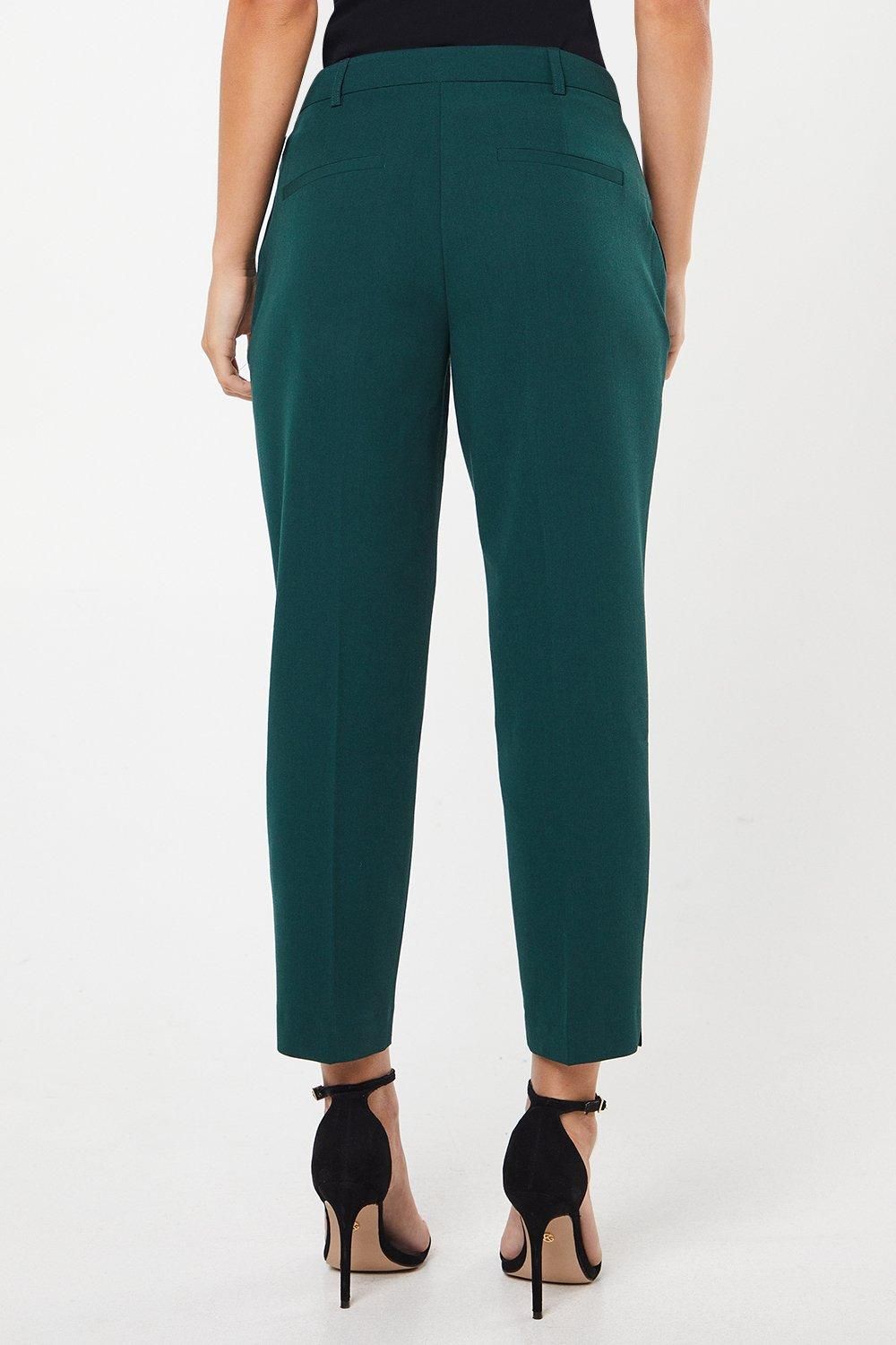 Dorothy Perkins Petite Plain Ankle Grazer Forest image 3