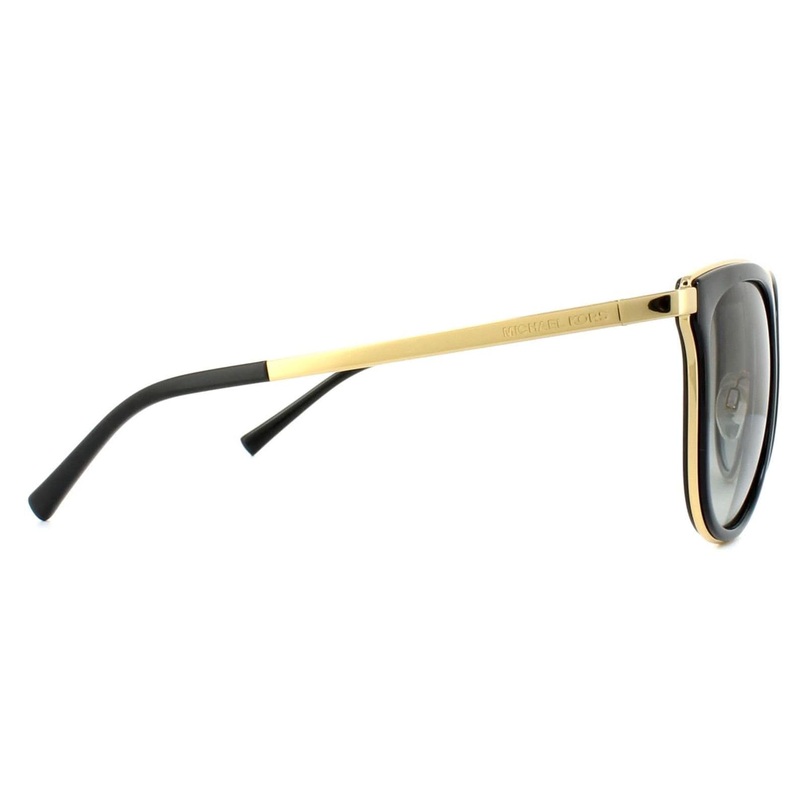 Michael Kors Cat Eye Black Gold Grey Gradient Sunglasses image 4