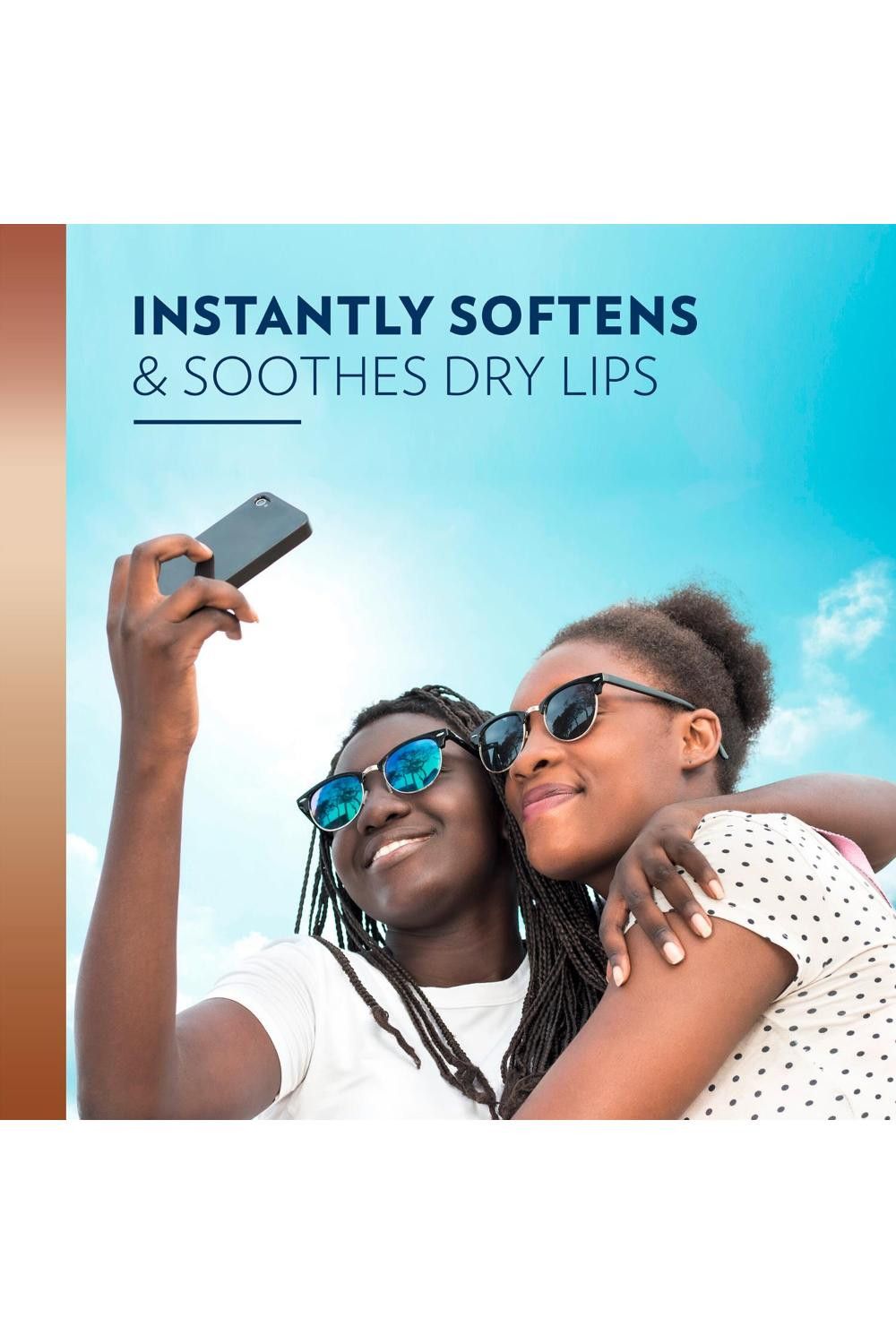 Vaseline 'Lip Therapy' Petroleum Jelly, Cocoa Butter, 3 x 20gm image 2