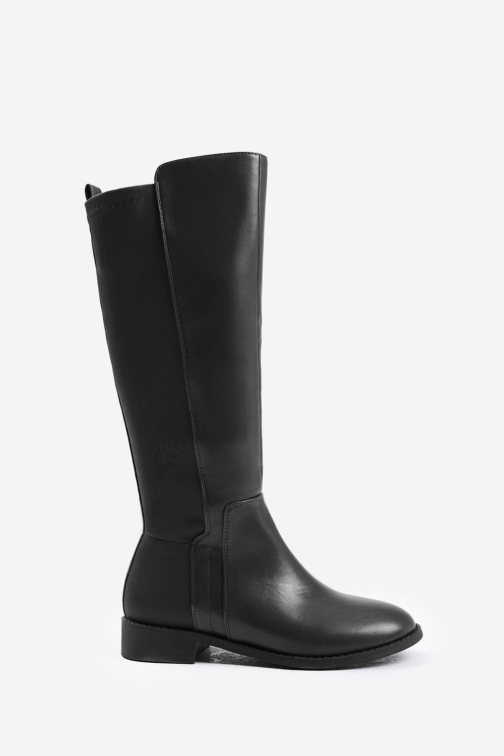 Where's That From 'Parker' Stretch Wide Calf Knee High Boots With Side Zip image 2