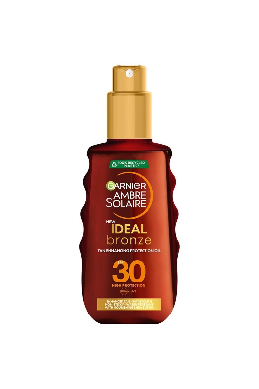 Garnier Ambre Solaire Ideal Bronze Protective Oil SPF30 Sun Cream Spray Multi image 7