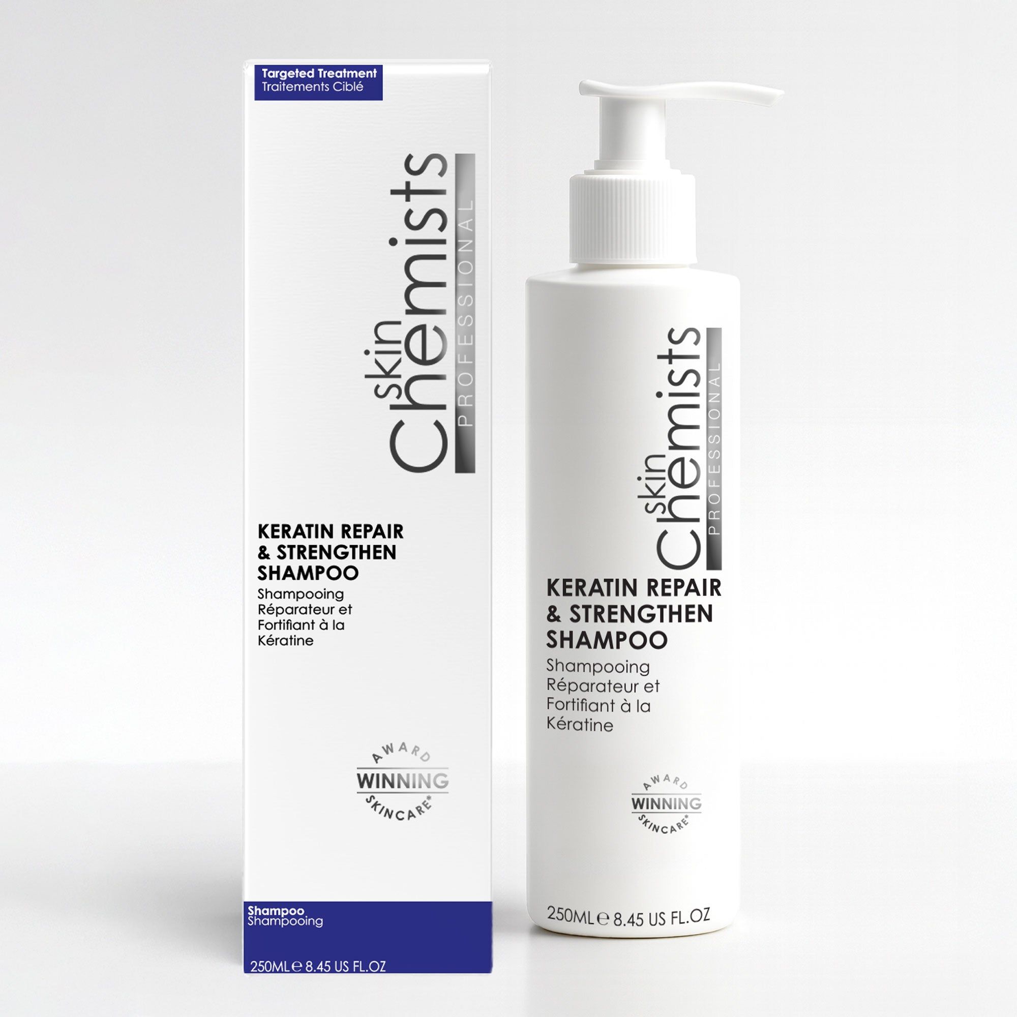 skinChemists professional Keratin Repair & Strengthen Shampoo 250ml image 2