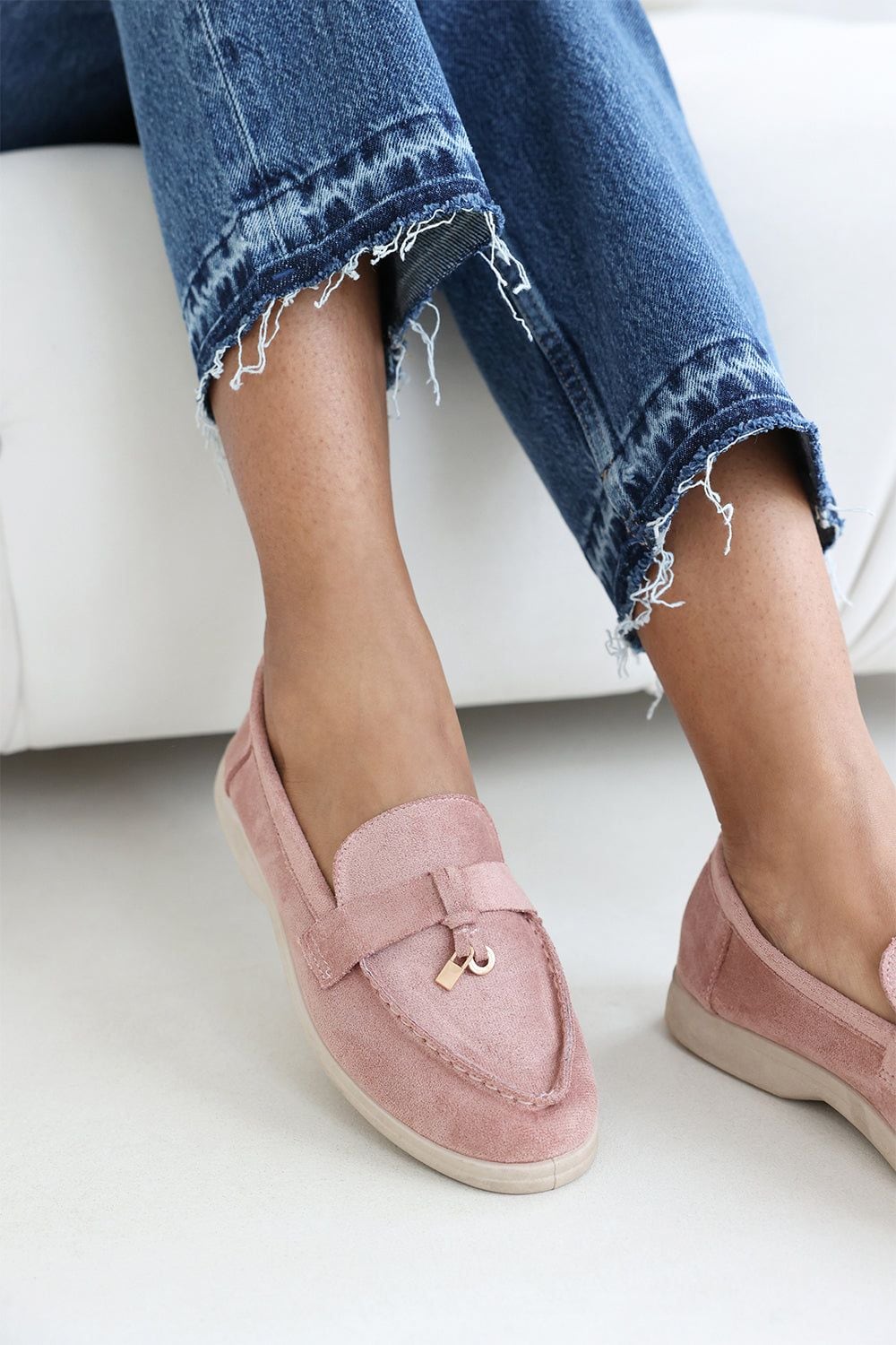 Where's That From 'Pegasus' Slip On Trim Loafers With Accessory Detailing image 2