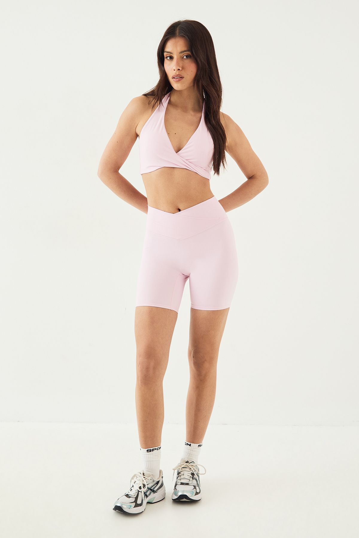 DSGN Studio DSGN Studio Ultra Sculpt Wrap Waist Cycling Short Pink image 3