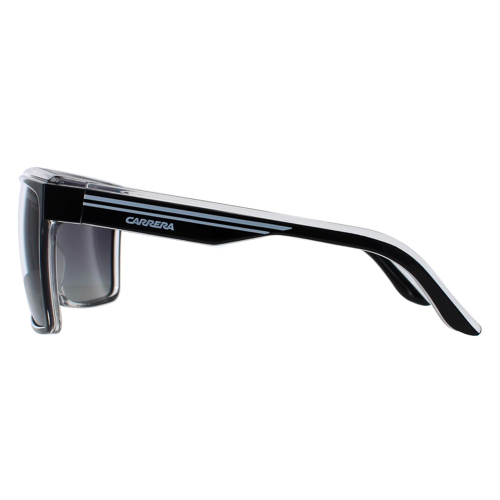 Carrera Shield Black White Grey Gradient Polarized 22 Sunglasses image 3
