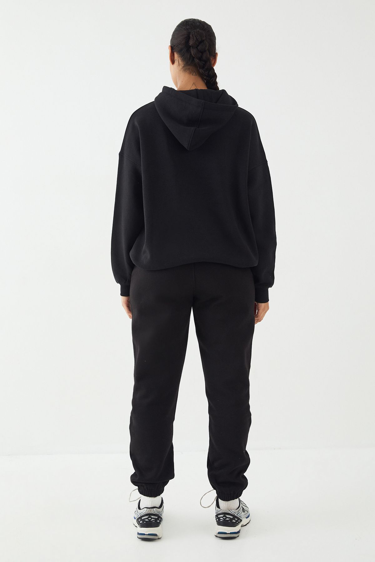 DSGN Studio DSGN Studio Applique Oversized Hoodie Black image 2