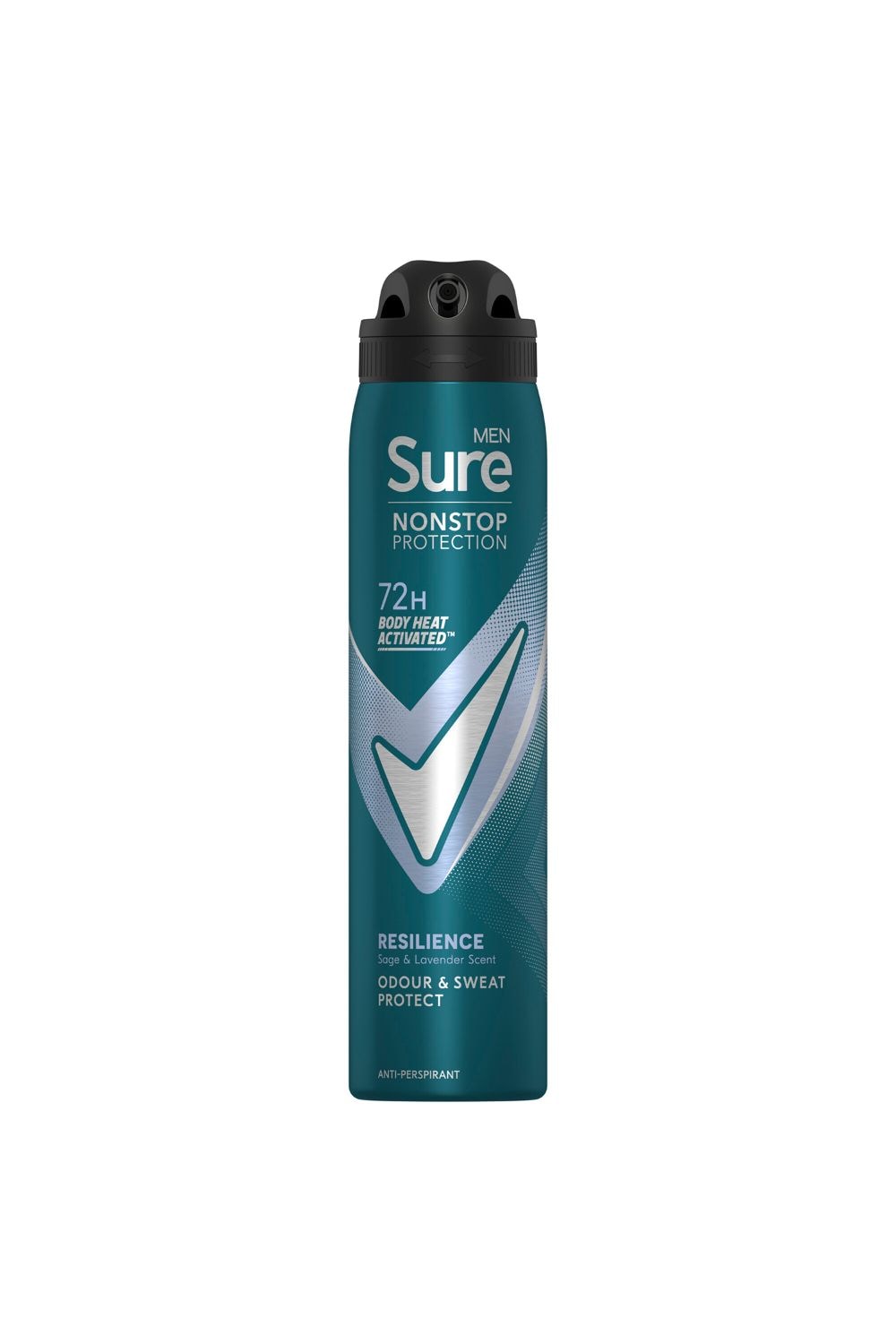 Sure Men Resilience 'Deodorant Spray' w/ 72H Nonstop Protection 250ml, 3pk image 3