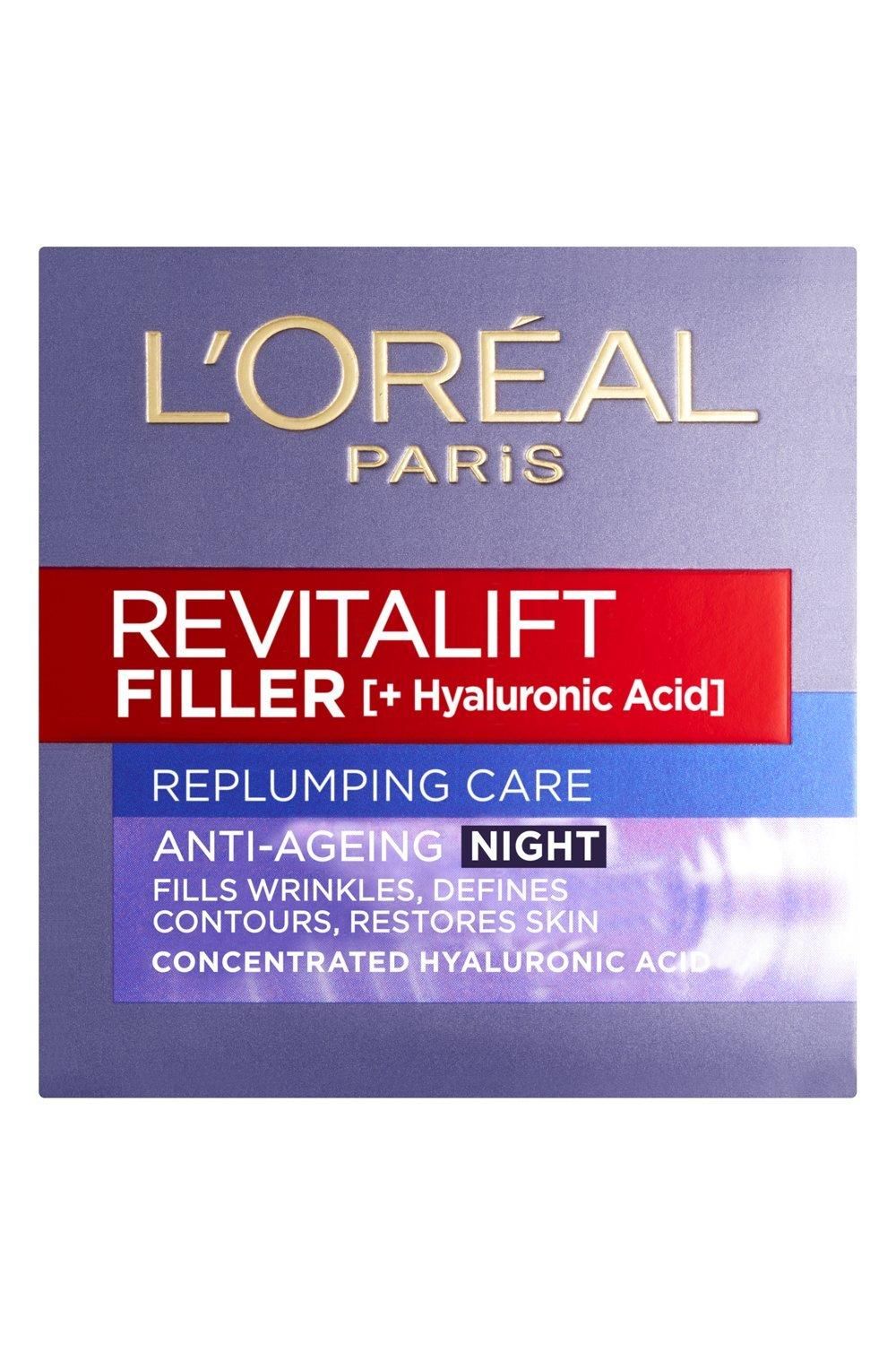 L'Oréal Paris Revitalift Filler and Hyaluronic Acid Anti-Ageing Night Cream Multi image 6