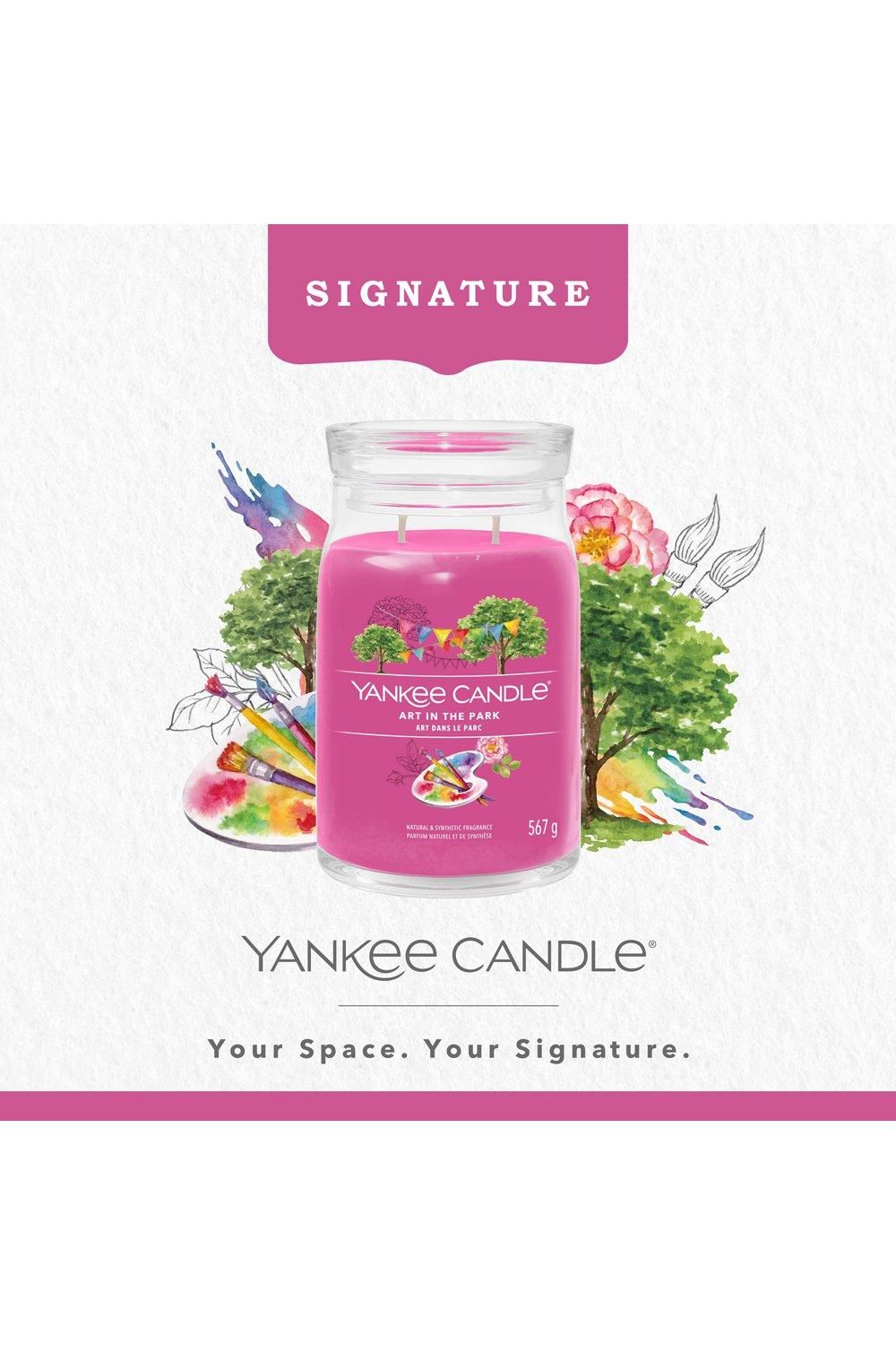 Yankee Candle Signature Large Jar Art In The Park Pink image 2