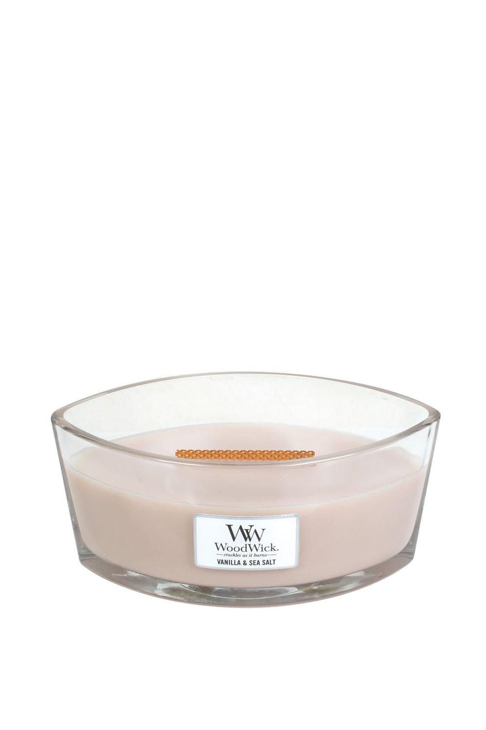 Woodwick Vanilla & Sea Salt Ellipse Candle Pink image 2