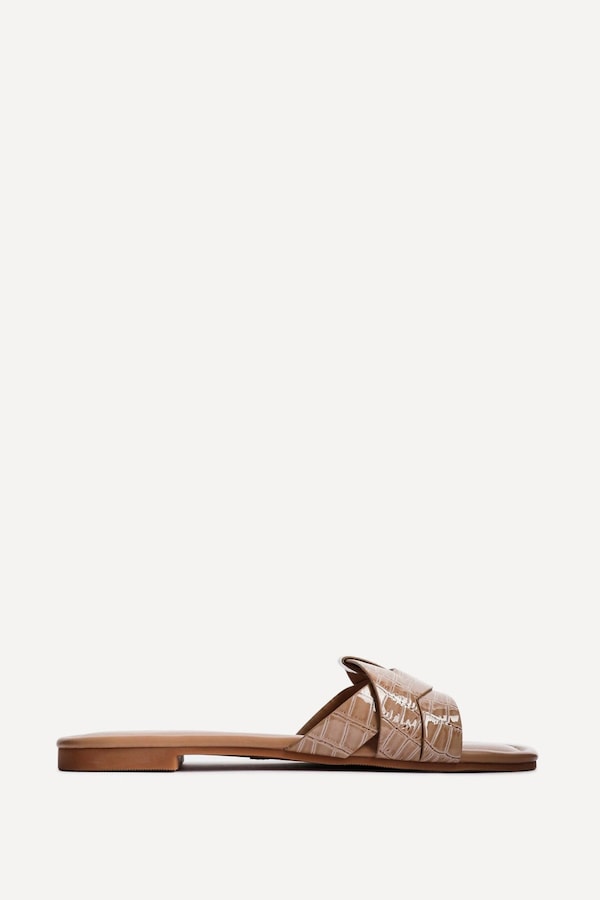 Linzi Fletcher Mocha Slider Sandals