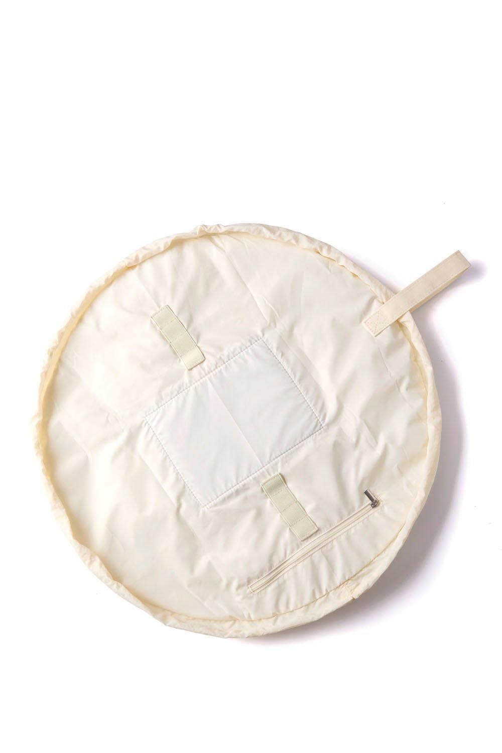 The Flat Lay Co Drawstring Makeup Bag in Vanilla Parachute Multi image 4