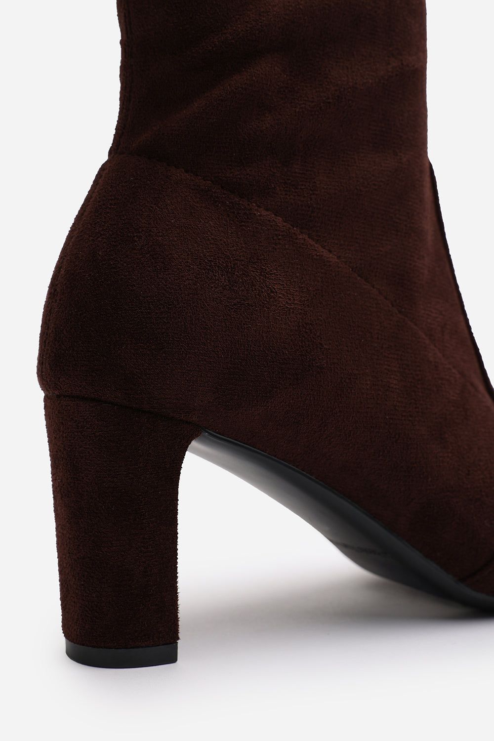 Where's That From 'Sonya' Suede Block Heel Over The Knee Boots image 6