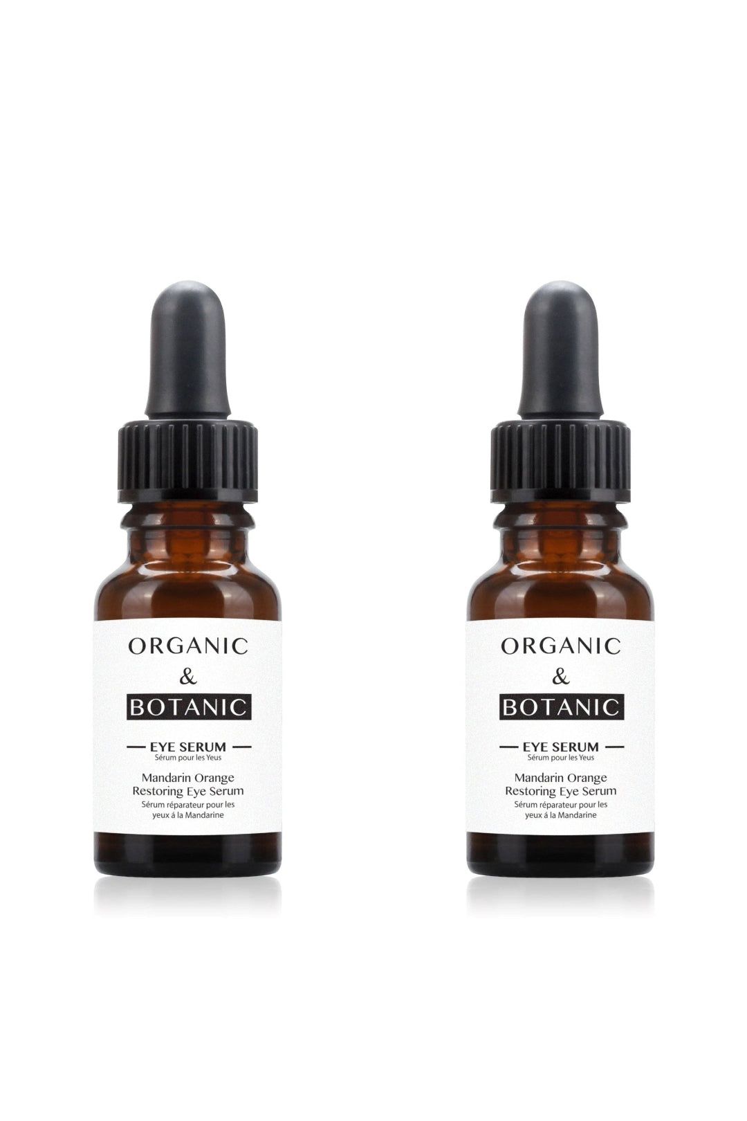 Organic & Botanic Mandarin Orange Eye Serum 15ml x 2 Duo Set image 1