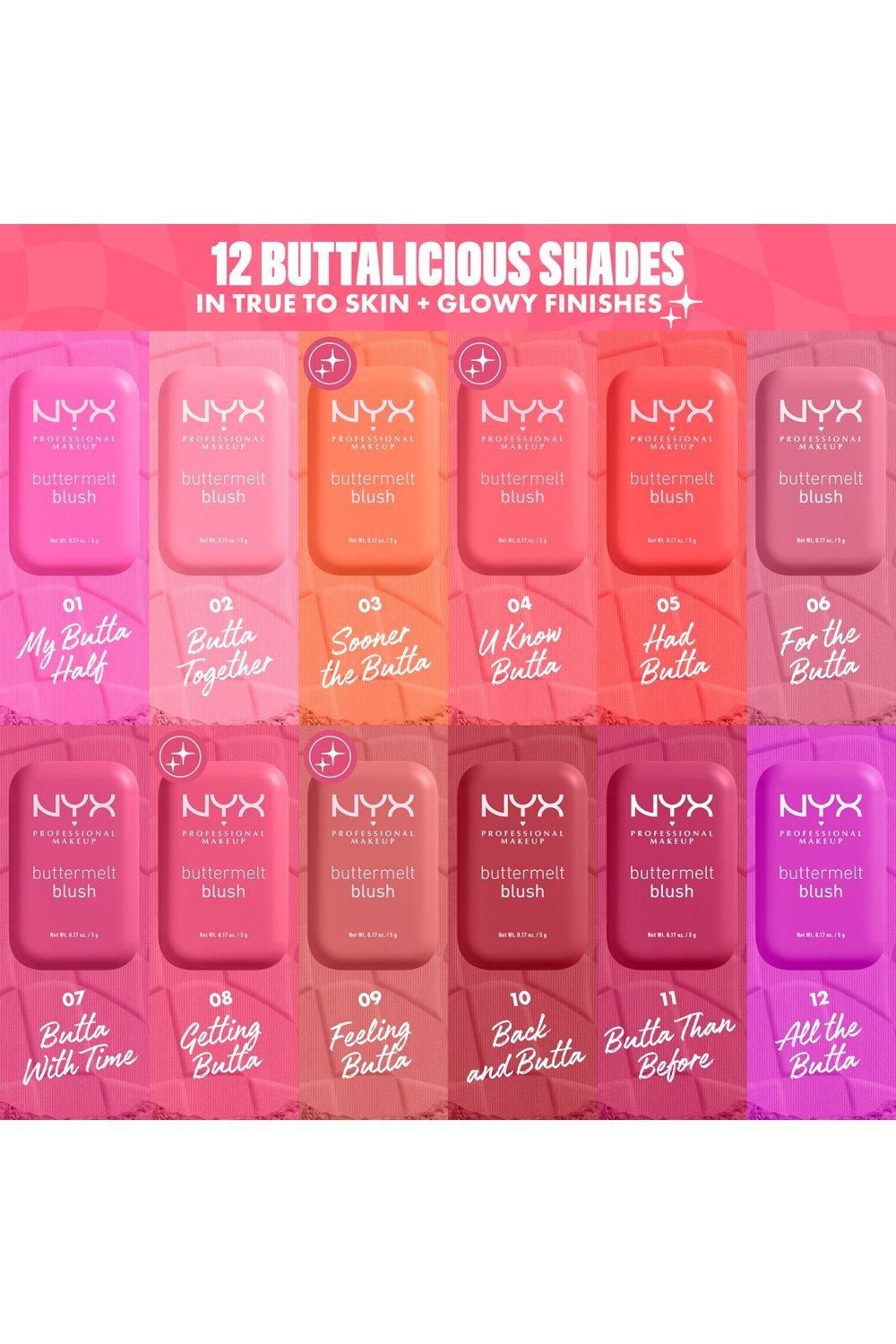 NYX Professional Makeup Buttermelt Blush Powder Blush Butta With Time image 2