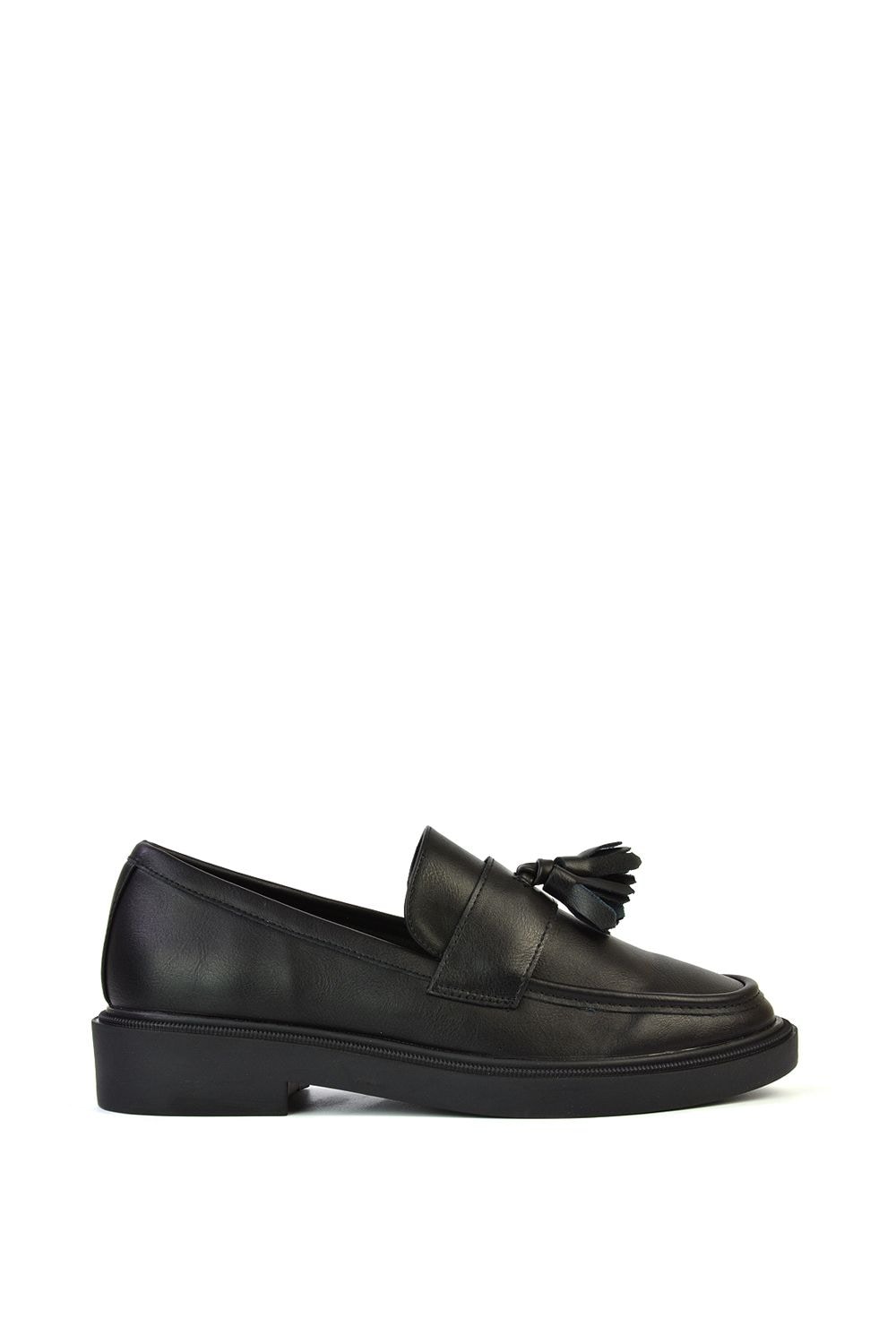 XY London 'Alida' Chunky Loafers Tassel Back To School Flat Shoes image 1