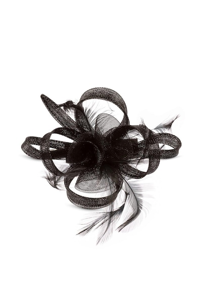 Jon Richard Black Small Fascinator