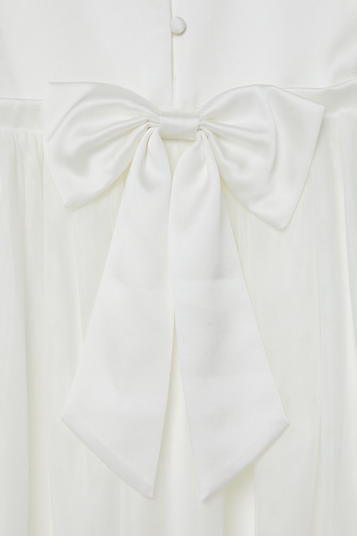 Coast Tulle Skirt Bow Back Flowergirl Dress Ivory image 6