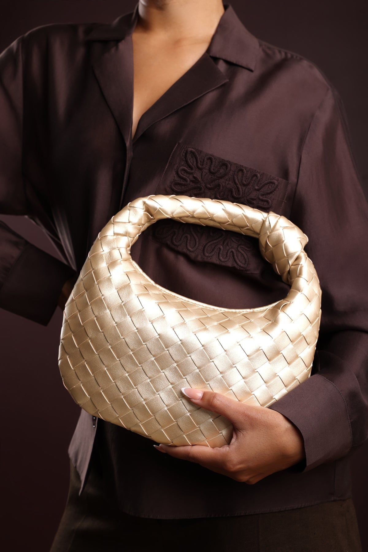 Where's That From 'Aura' Classic Woven Hobo Bag image 6