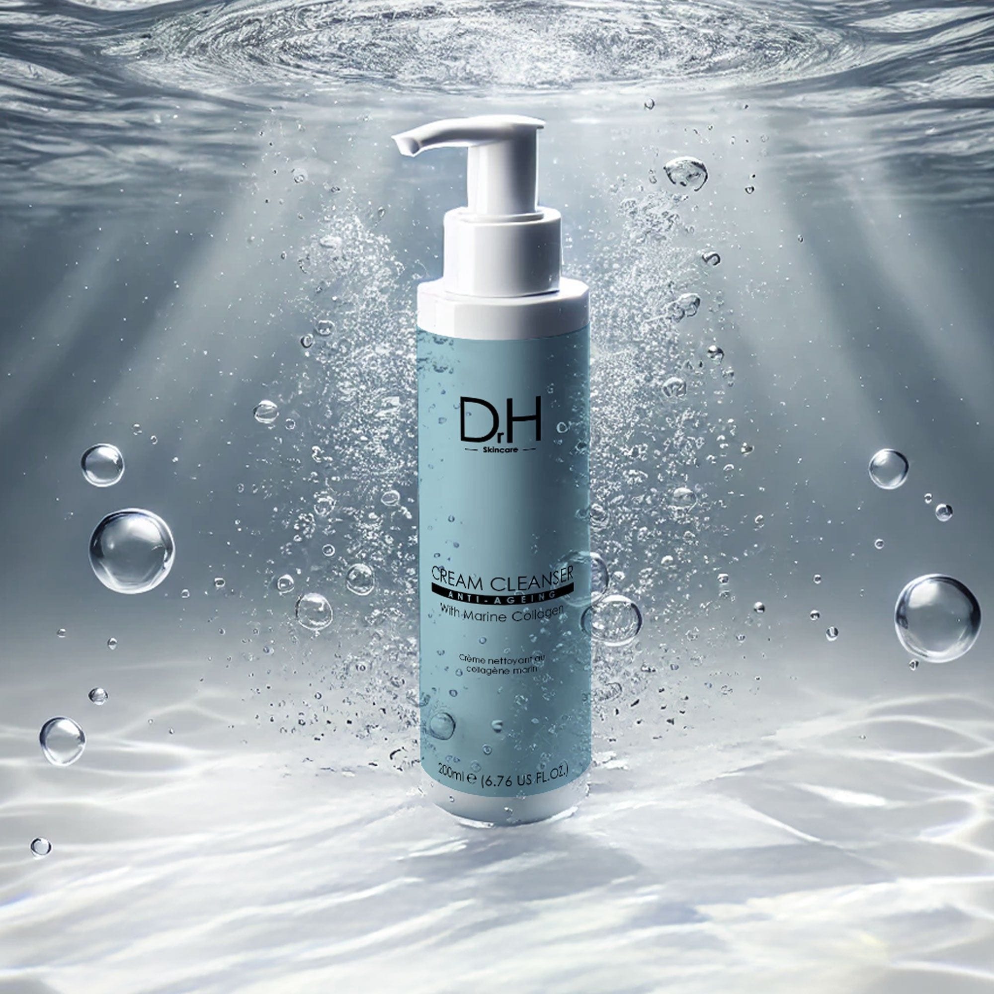 Dr H Cream Cleanser with Marine Collagen 200ml image 3