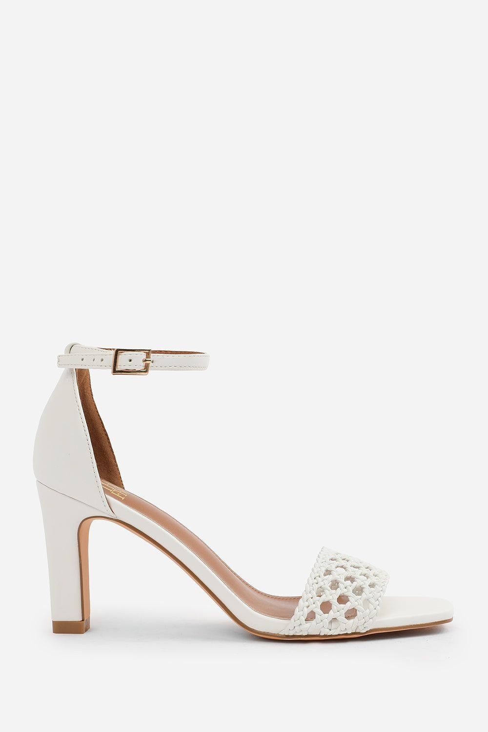 Where's That From 'Nyomi' Braided Strappy Block Heel Adjustable Buckle image 2