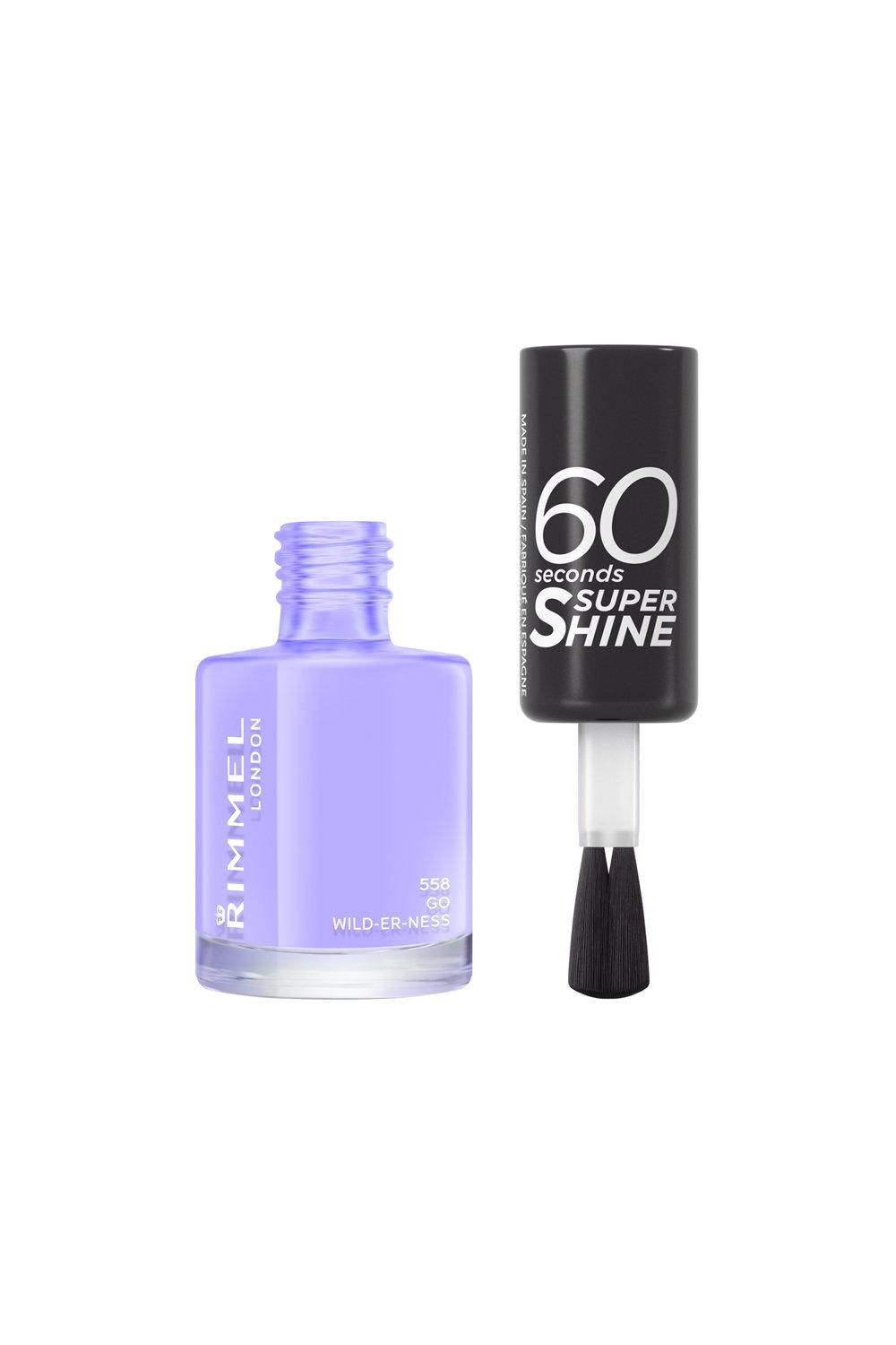 Rimmel London 60 Seconds Super Shine Nail Polish Go Wilderness image 3