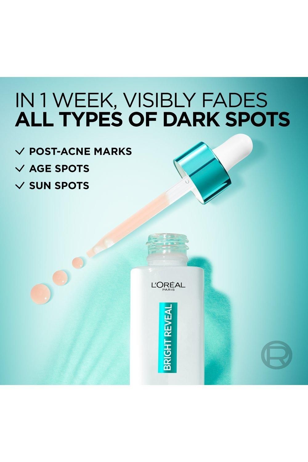 L'Oréal Paris Bright Reveal Niacinamide Dark Spot Serum 10% Niacinamide + Amino-Sulfonic Acid 30ml Multi image 4
