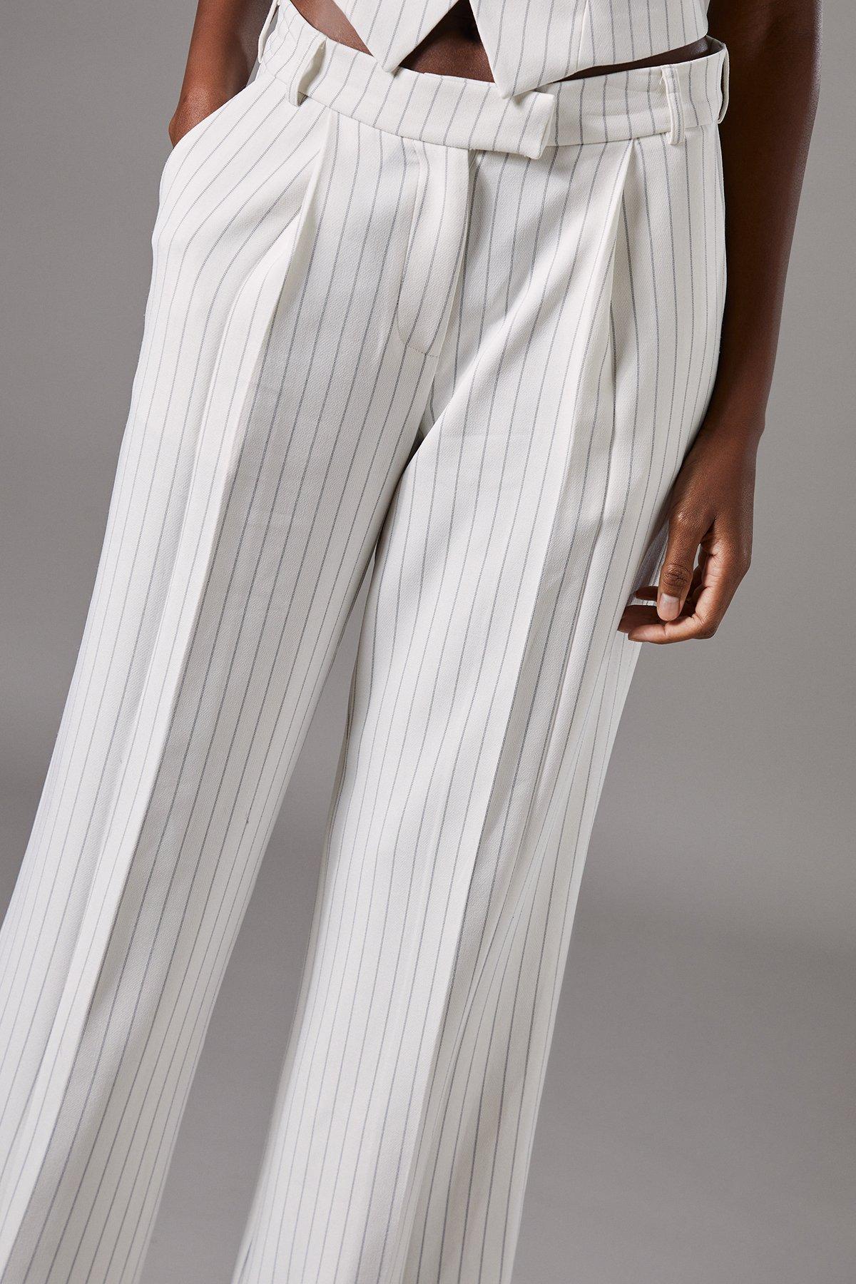 Coast Pinstripe Wide Leg Trousers Stripe image 4