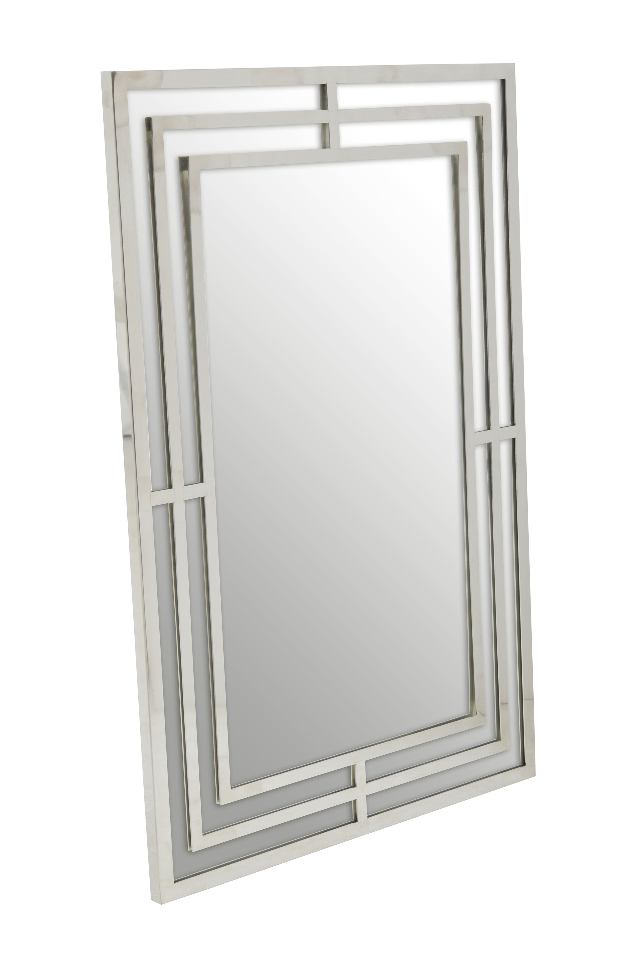Orsina Avelino Silver Frame Wall Mirror image 2