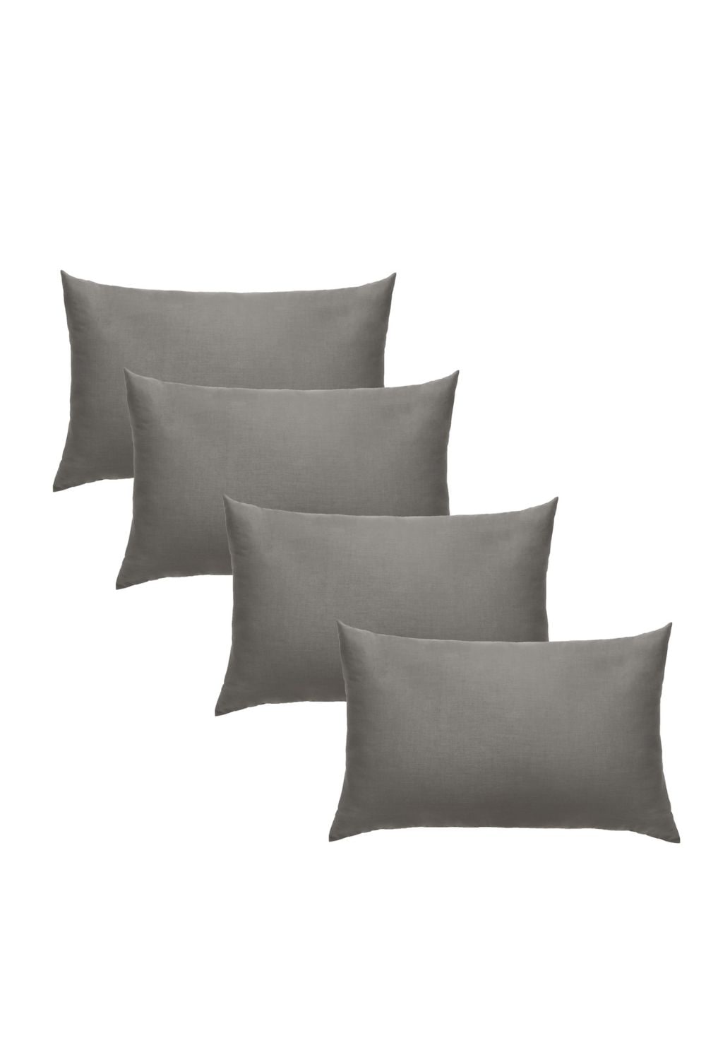 OHS 4 x Soft Polycotton Housewife Pillowcase Set image 1