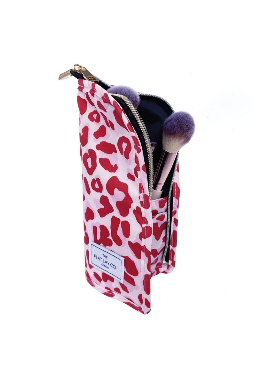 The Flat Lay Co Pink Leopard Brush Case Multi image 2