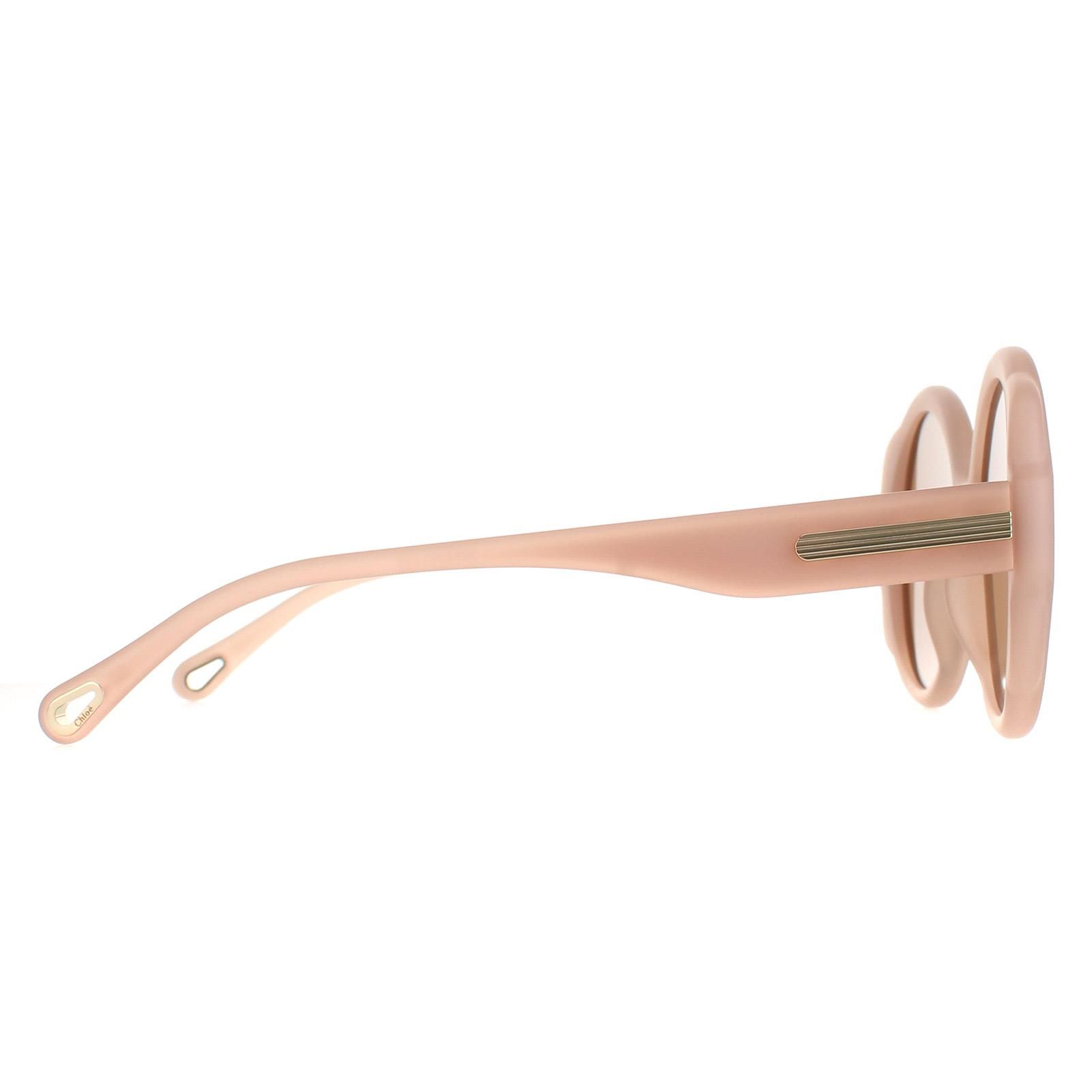 Chloe Round Matte Nude Brown CH0120S image 3
