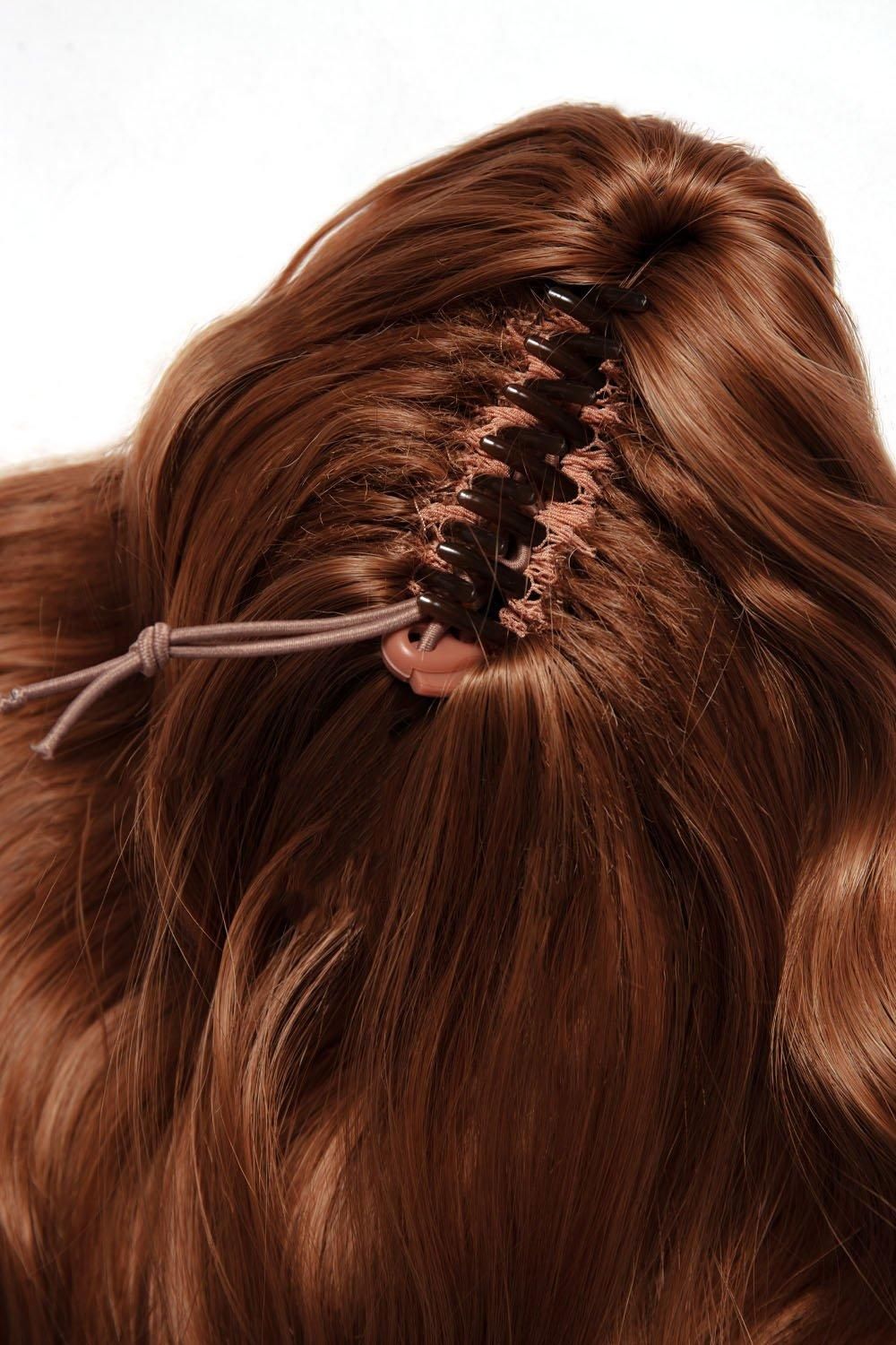 Lullabellz Brushed Out Wave 16inch Claw Clip Pony Mixed Auburn image 3