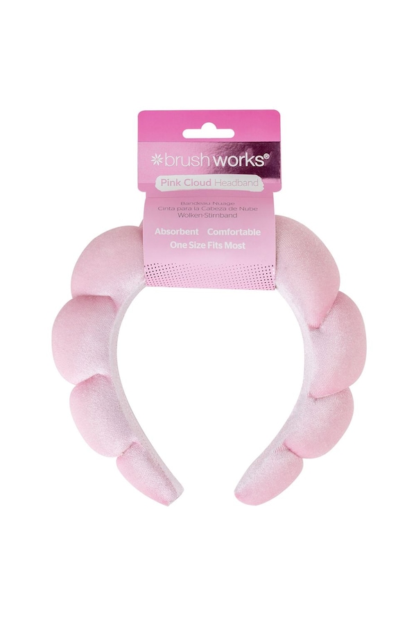 Brushworks Cloud Headband Pink
