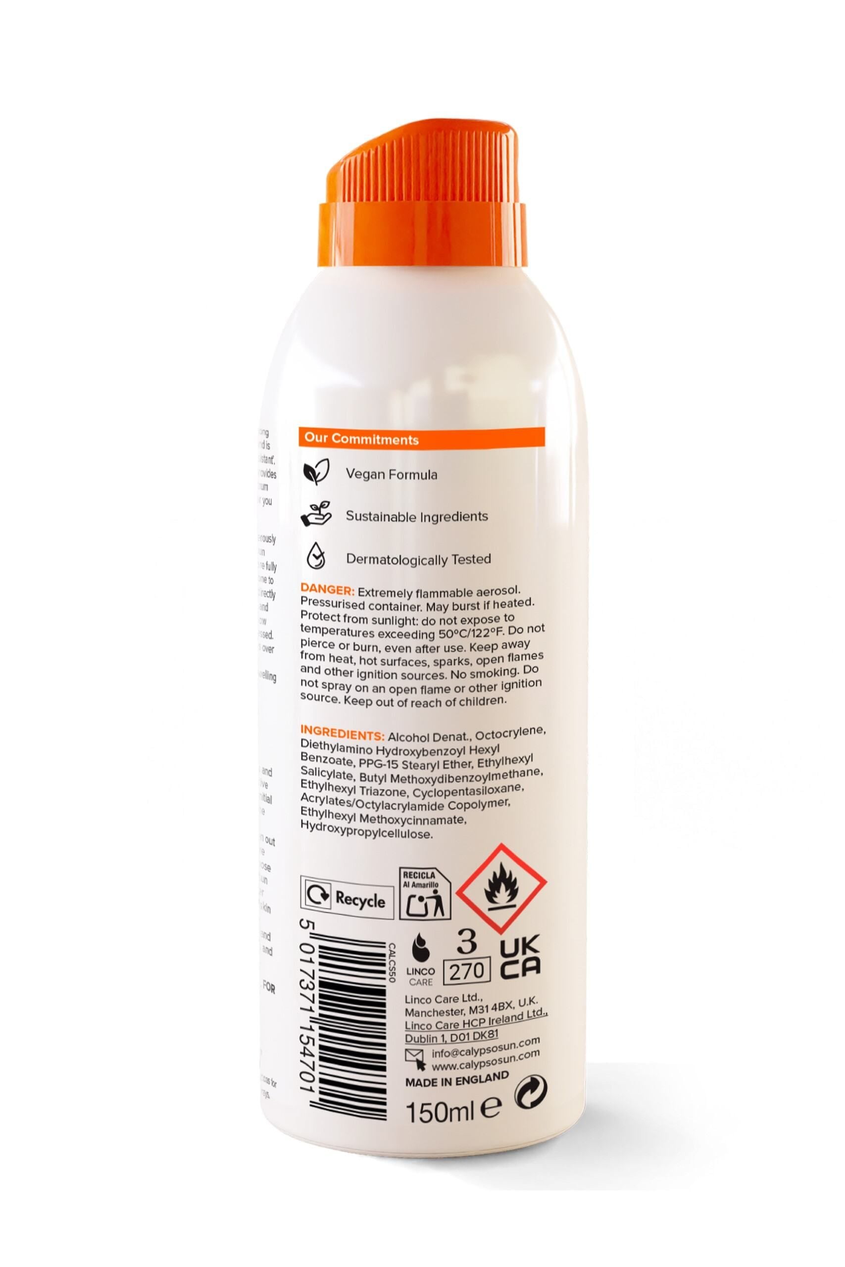 Calypso Once a Day Sun Protection SPF50 Spray image 2