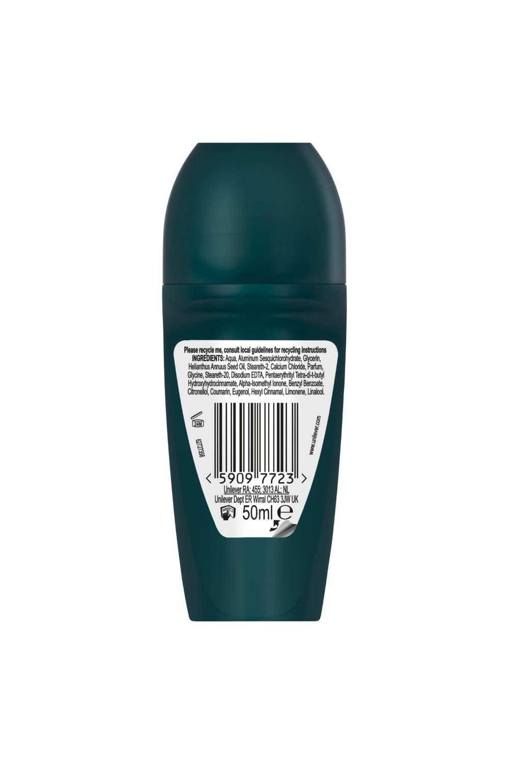 Sure Men Sensitive 'Anti-perspirant' 72H Protection Roll On Deo, 6x50ml image 3