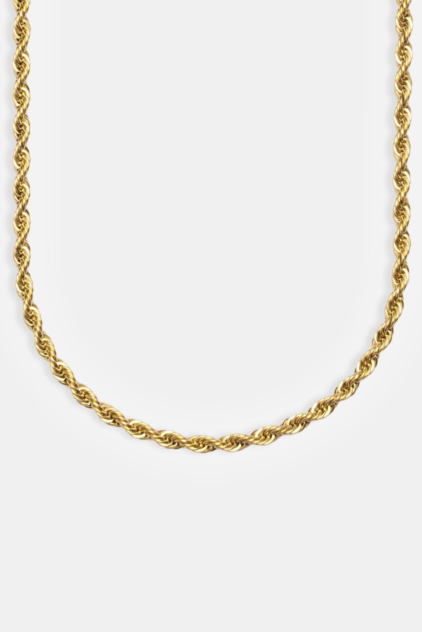 Cernucci 5mm Rope Chain - Gold image 2