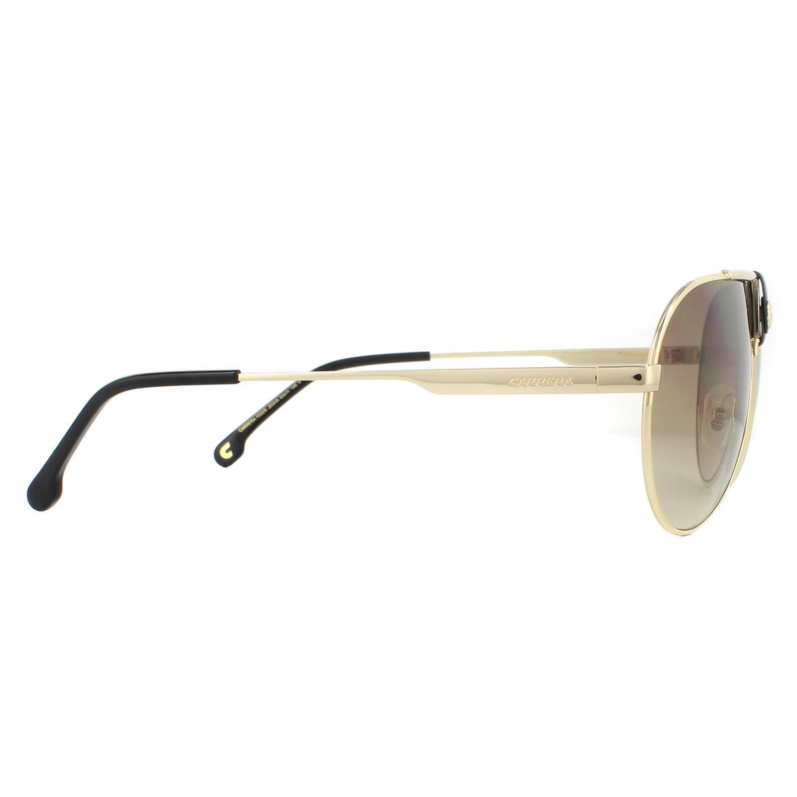 Carrera Aviator Gold Brown Gradient Sunglasses image 4