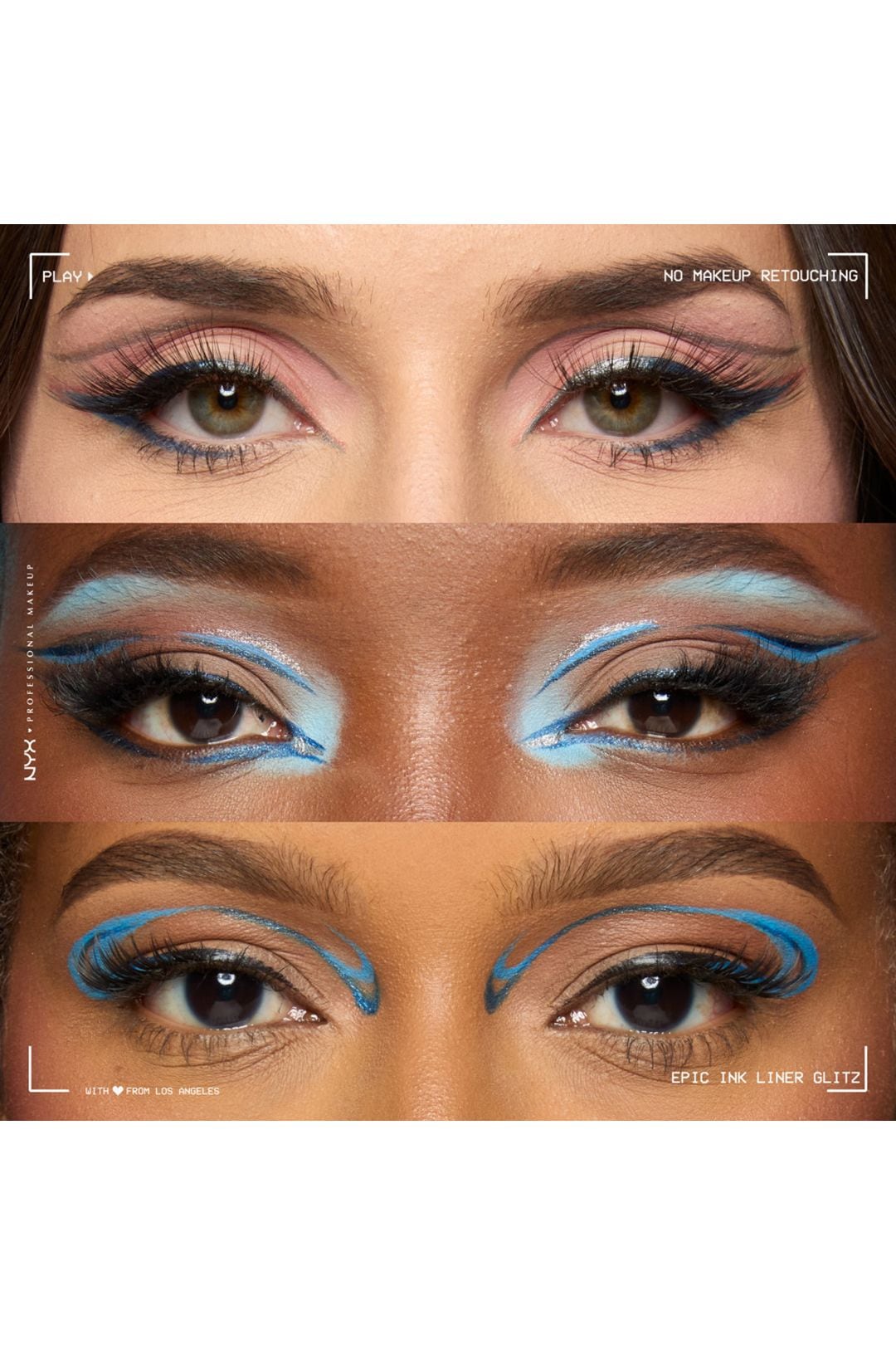 NYX Professional Makeup Epic Ink Glitz, Metallic Liquid Eyeliner 1ml Flashy Flare image 6