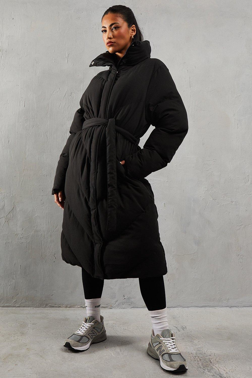MissPap Longline Puffer Coat Black image 4