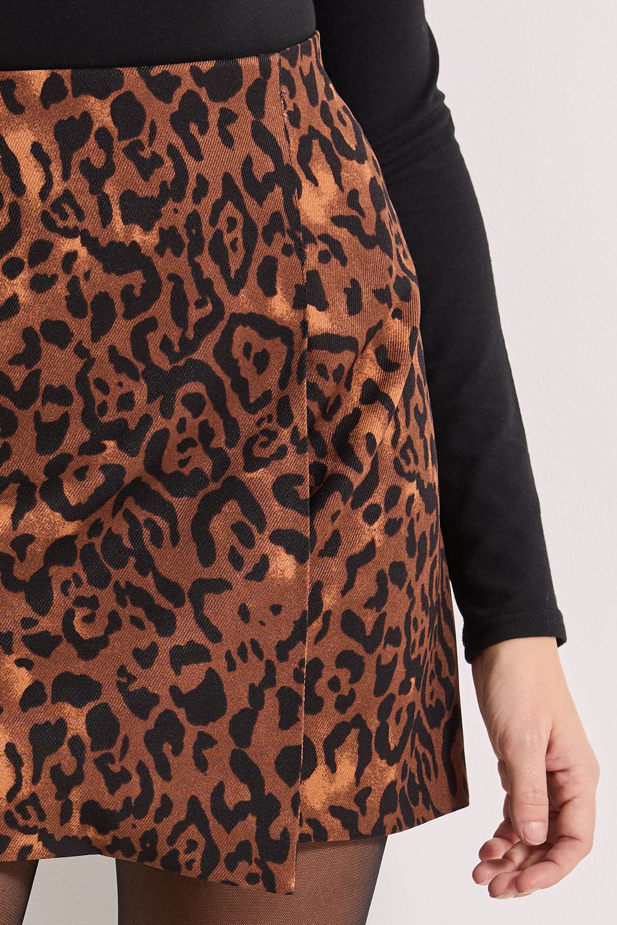 Dorothy Perkins Leopard Mini Wrap Skirt Leopard image 2